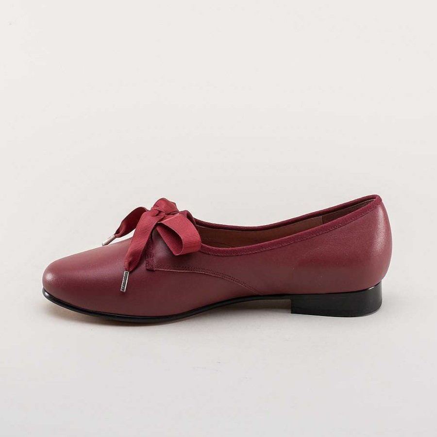 Kvinder American Duchess | Bertie Dame Regency Pumps (Oxblood)