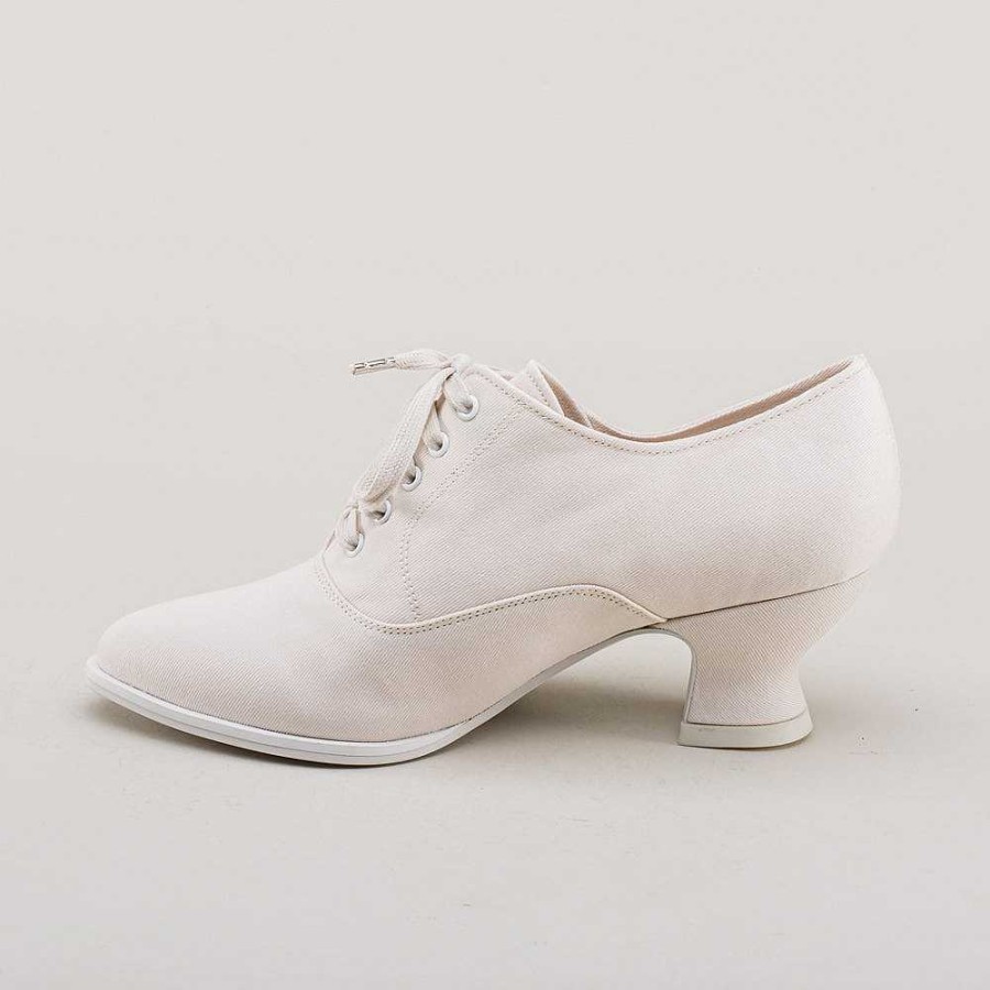 Kvinder American Duchess | Kedwardian Sporting Oxfords Kvinder (Ivory)