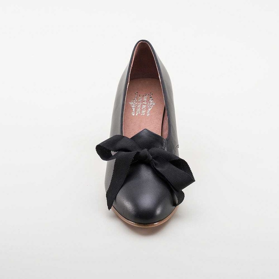 Kvinder American Duchess | Hazel Vintage Pumps Til Kvinder (Sort)