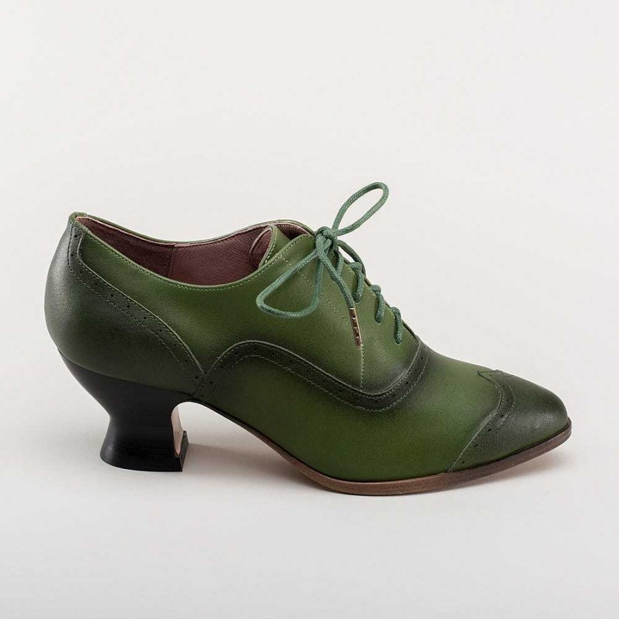 Kvinder American Duchess | Londoner Dame Edwardian Oxfords (Gron)