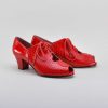 Kvinder American Duchess | Forudbestil Jenny Vintage Oxfords Til Kvinder (Kirsebaerrod)