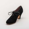 Kvinder American Duchess | Karolina Retro Oxfords Til Kvinder (Sort)