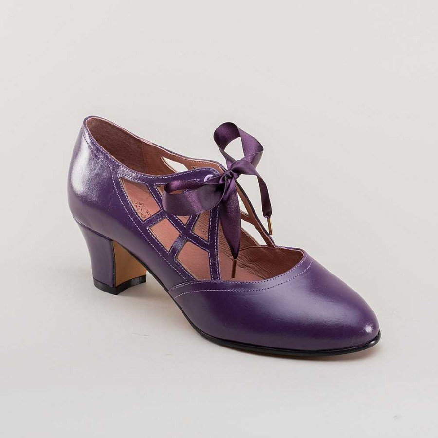 Kvinder American Duchess | Parker Vintage Spiderweb Pumps Til Kvinder (Lilla)