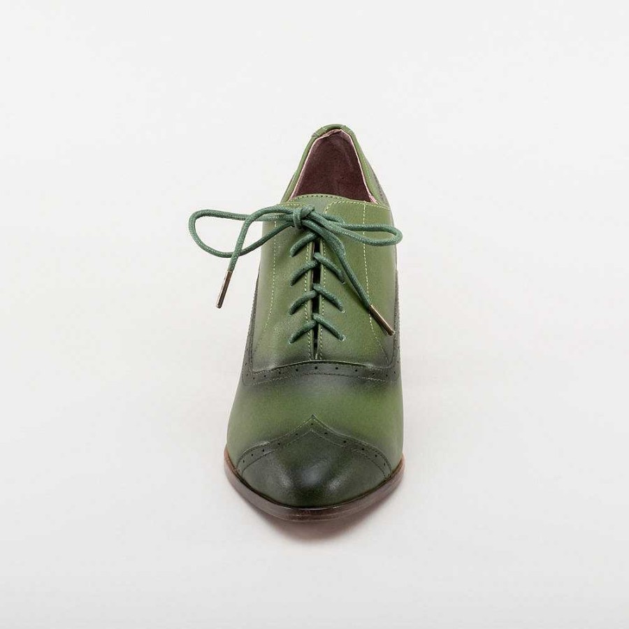 Kvinder American Duchess | Londoner Dame Edwardian Oxfords (Gron)