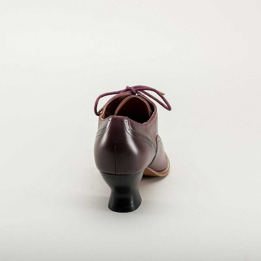 Kvinder American Duchess | Londoner Dame Edwardian Oxfords (Cherry)