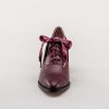 Kvinder American Duchess | Lucille Edwardian Oxfords Dame (Merlot/Sort)